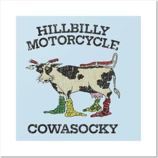 Hillbilly Motorcycle 'Cowasocky' 1987 Posters and Art